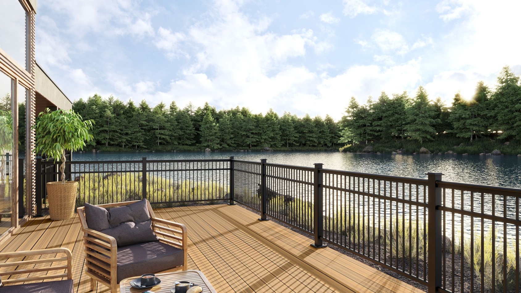 Deck railing